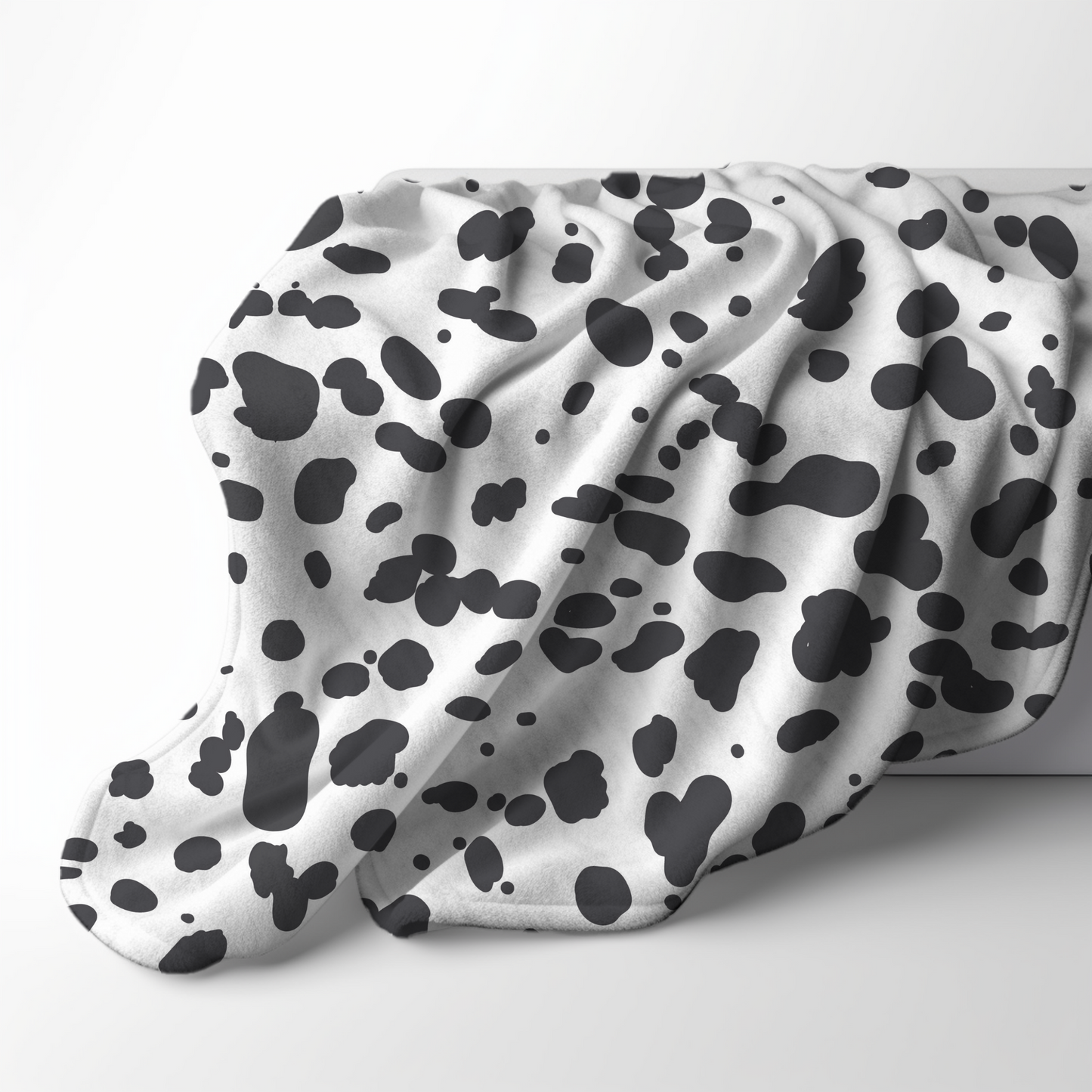 Dalmatian Print Plush Blanket