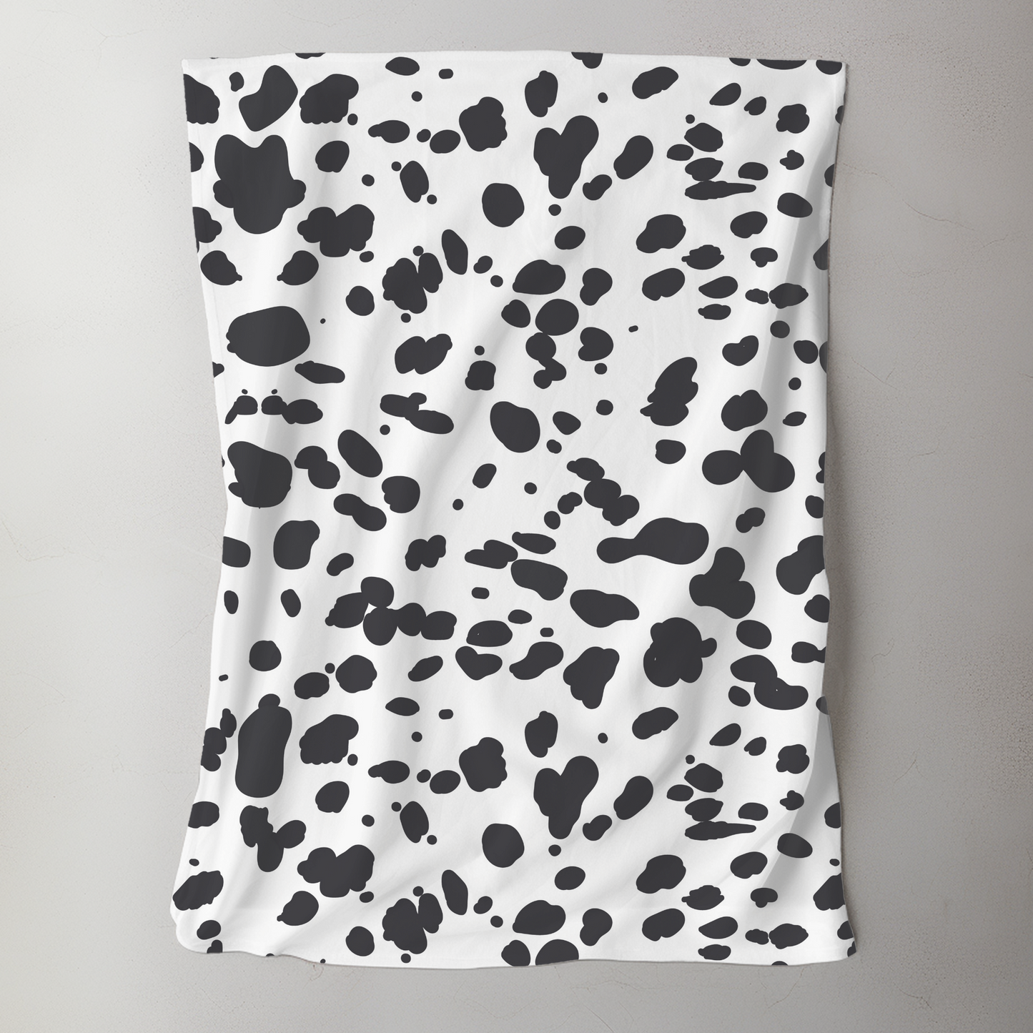 Dalmatian Print Plush Blanket