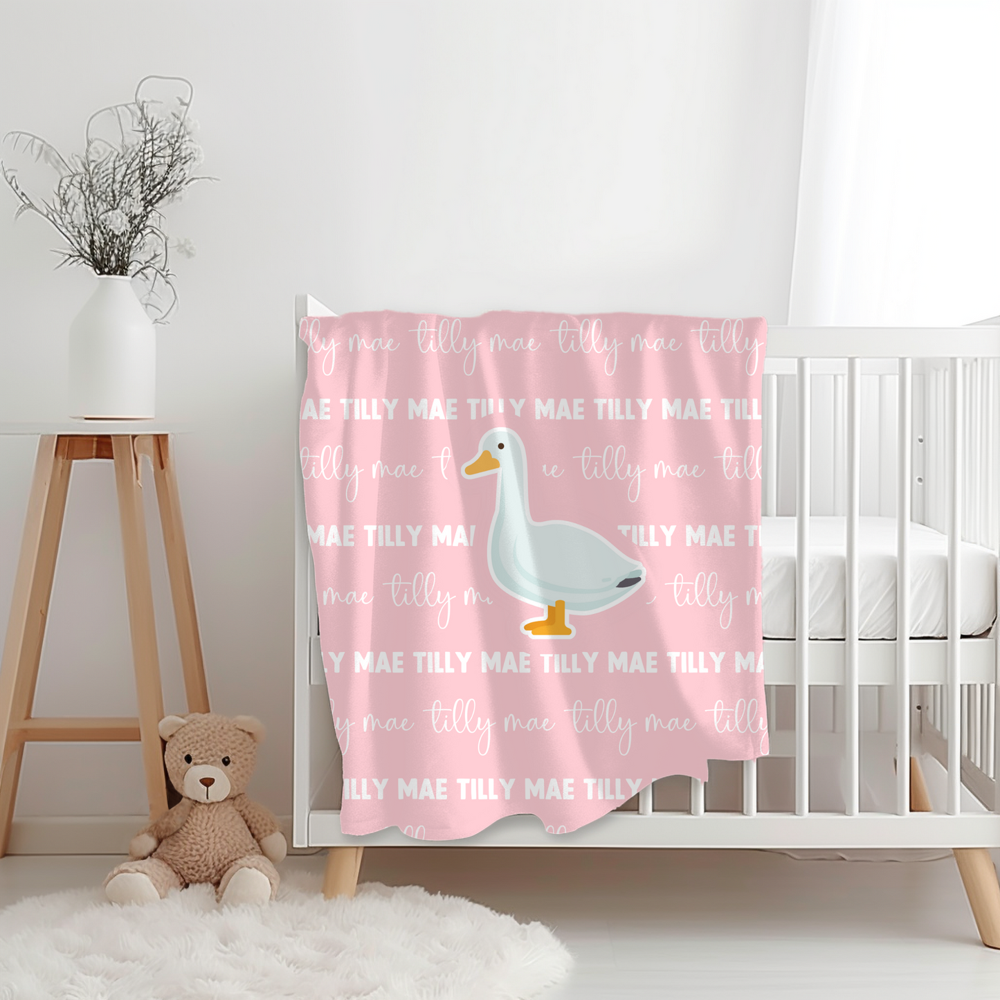 Custom Name Blanket - Goose