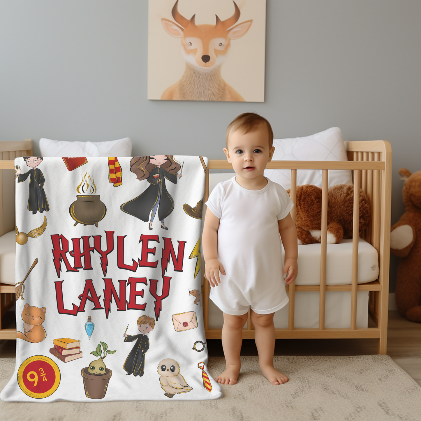 Custom Name Blanket - Wizardly