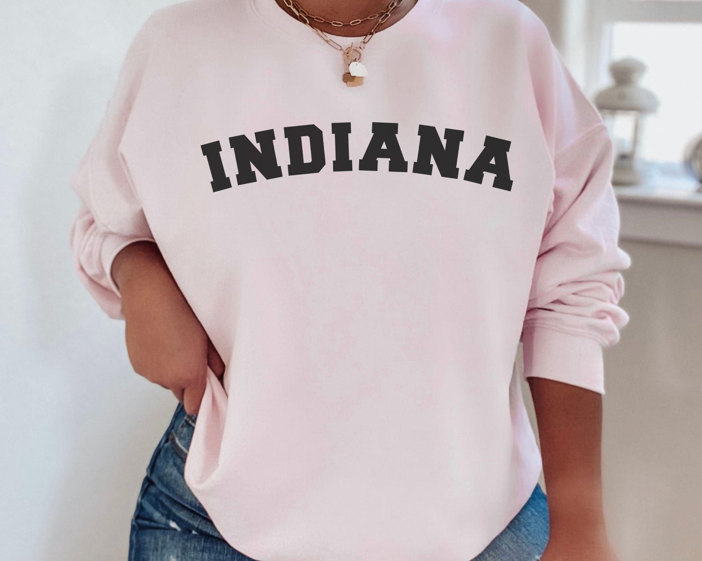 Indiana Home State Sweatshirt - BentleyBlueCo