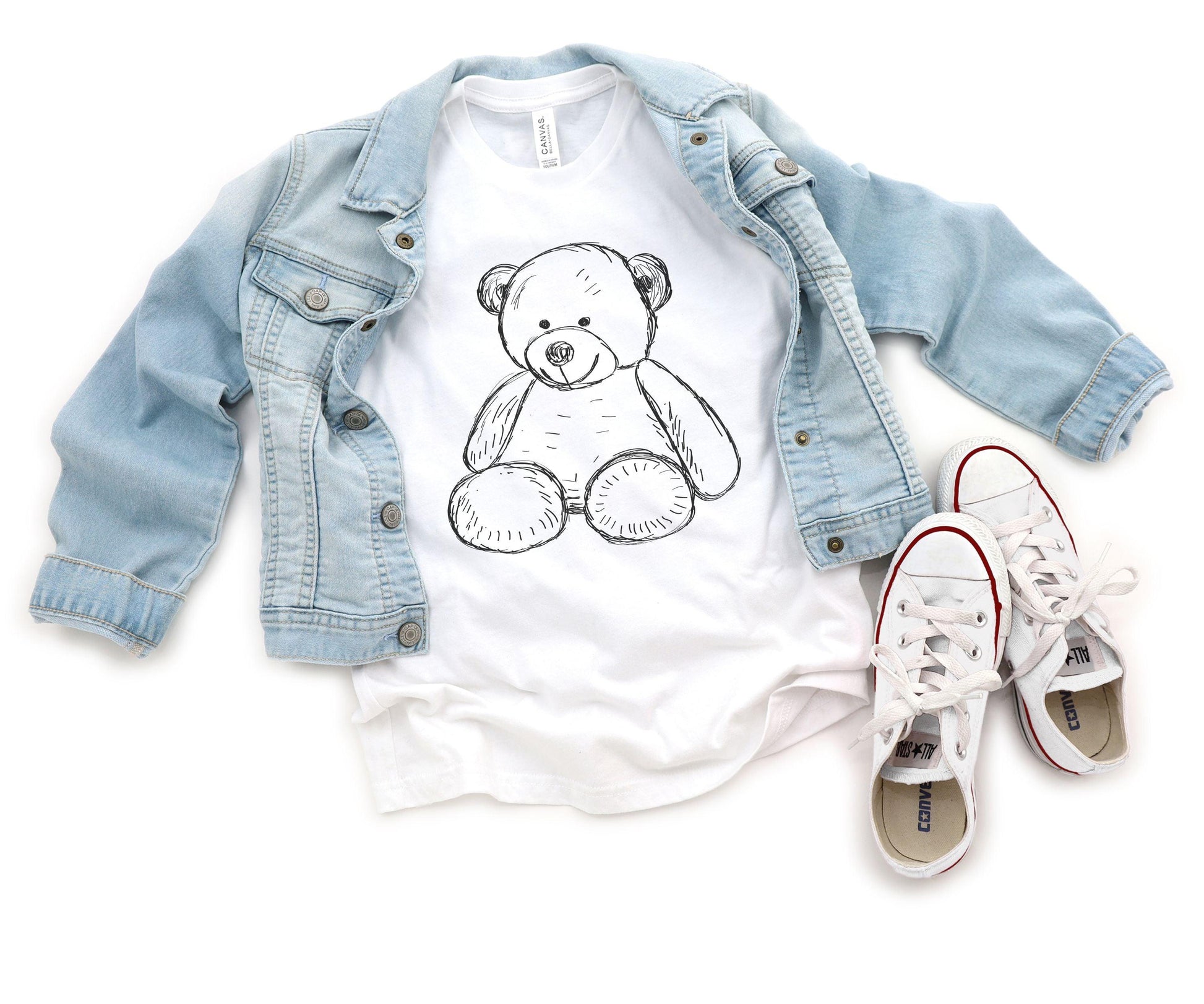 Youth Teddy Bear Shirt - BentleyBlueCo