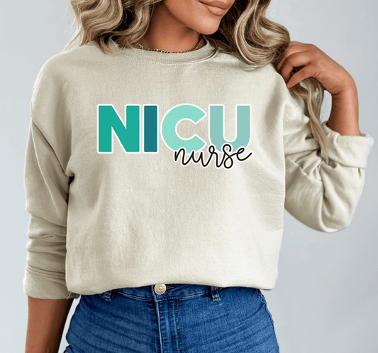 NICU Nurse Crewneck Sweatshirt - BentleyBlueCo