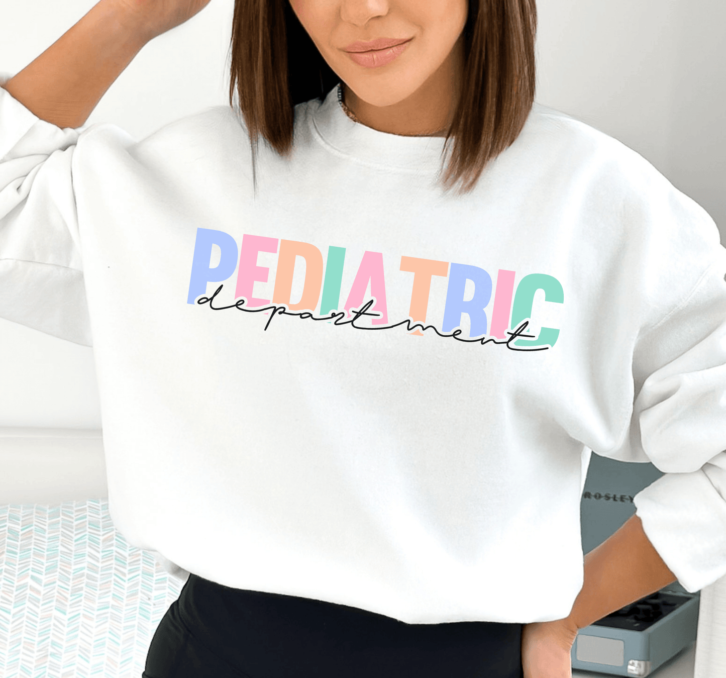 Pediatric Department Crewneck Sweatshirt - BentleyBlueCo