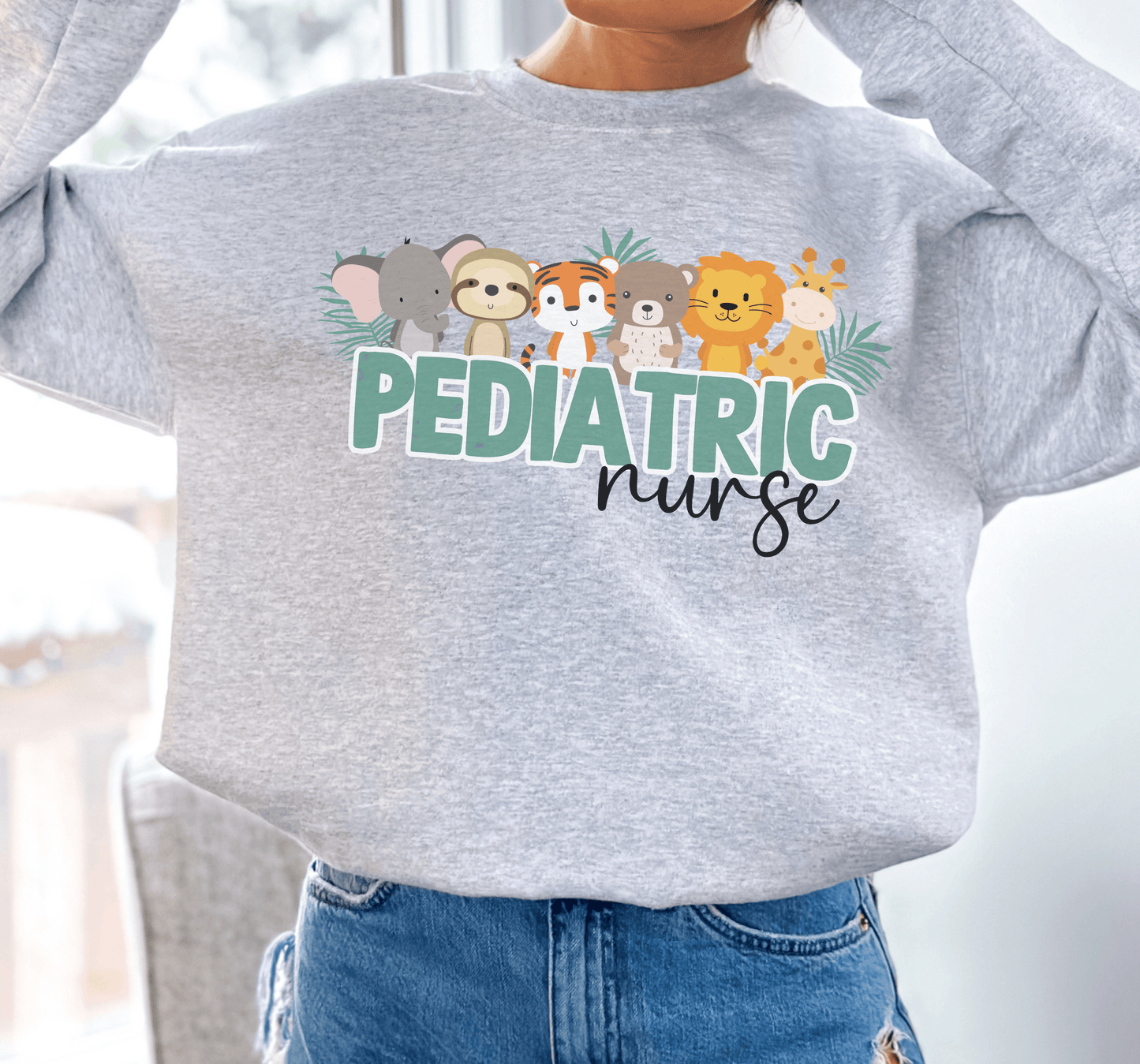 Pediatric Nurse Jungle Animals - BentleyBlueCo