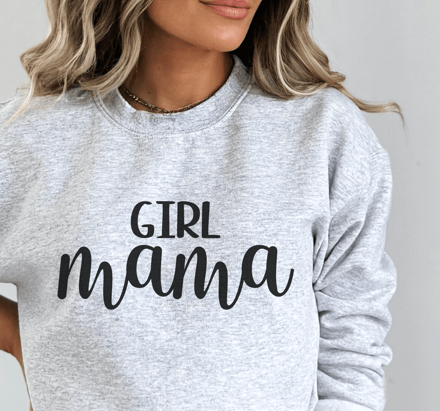 Girl Mama Crewneck Sweatshirt - BentleyBlueCo