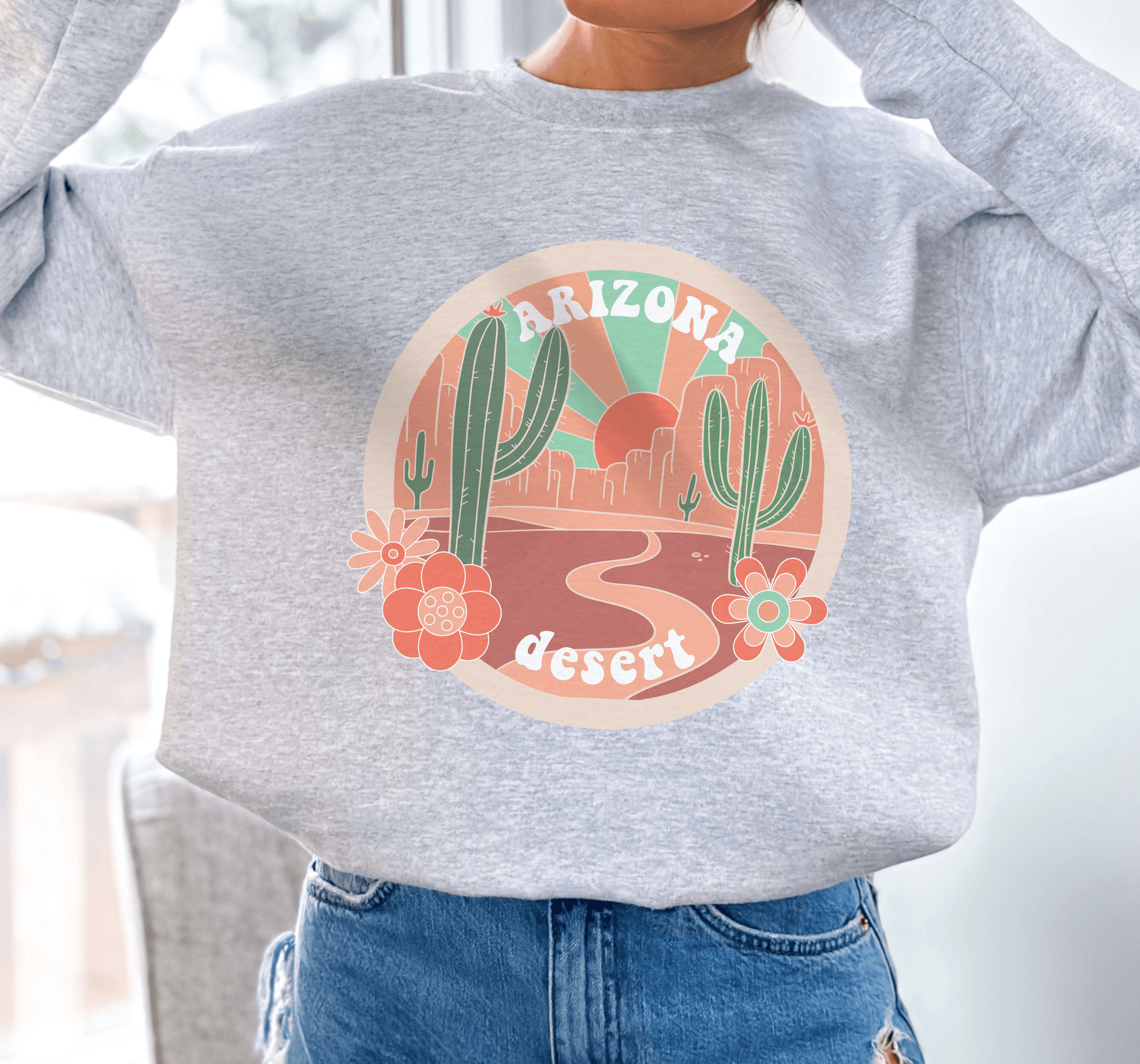 Arizona Desert Crewneck - BentleyBlueCo