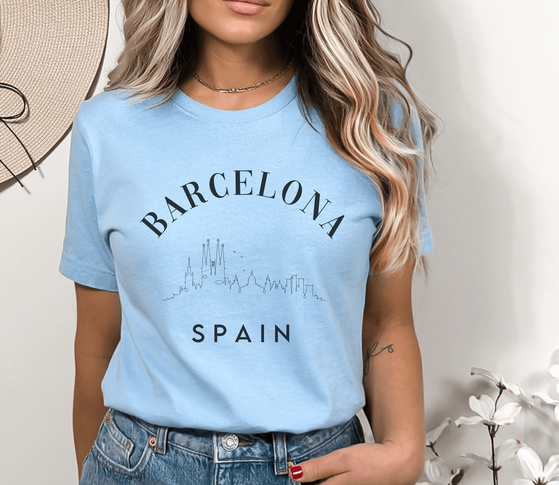 Barcelona Spain Shirt - BentleyBlueCo