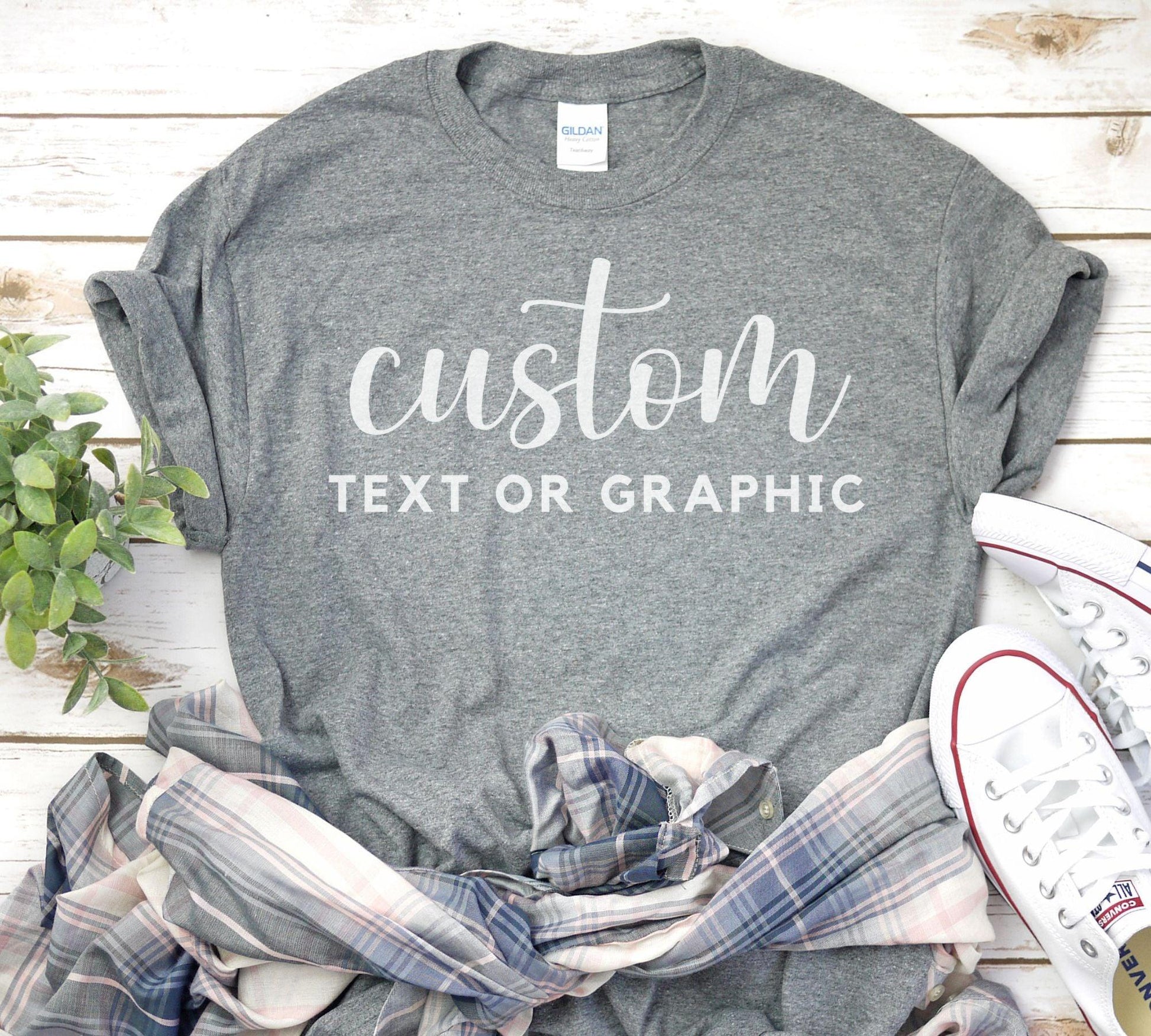 Custom Text or Graphic Shirt - BentleyBlueCo