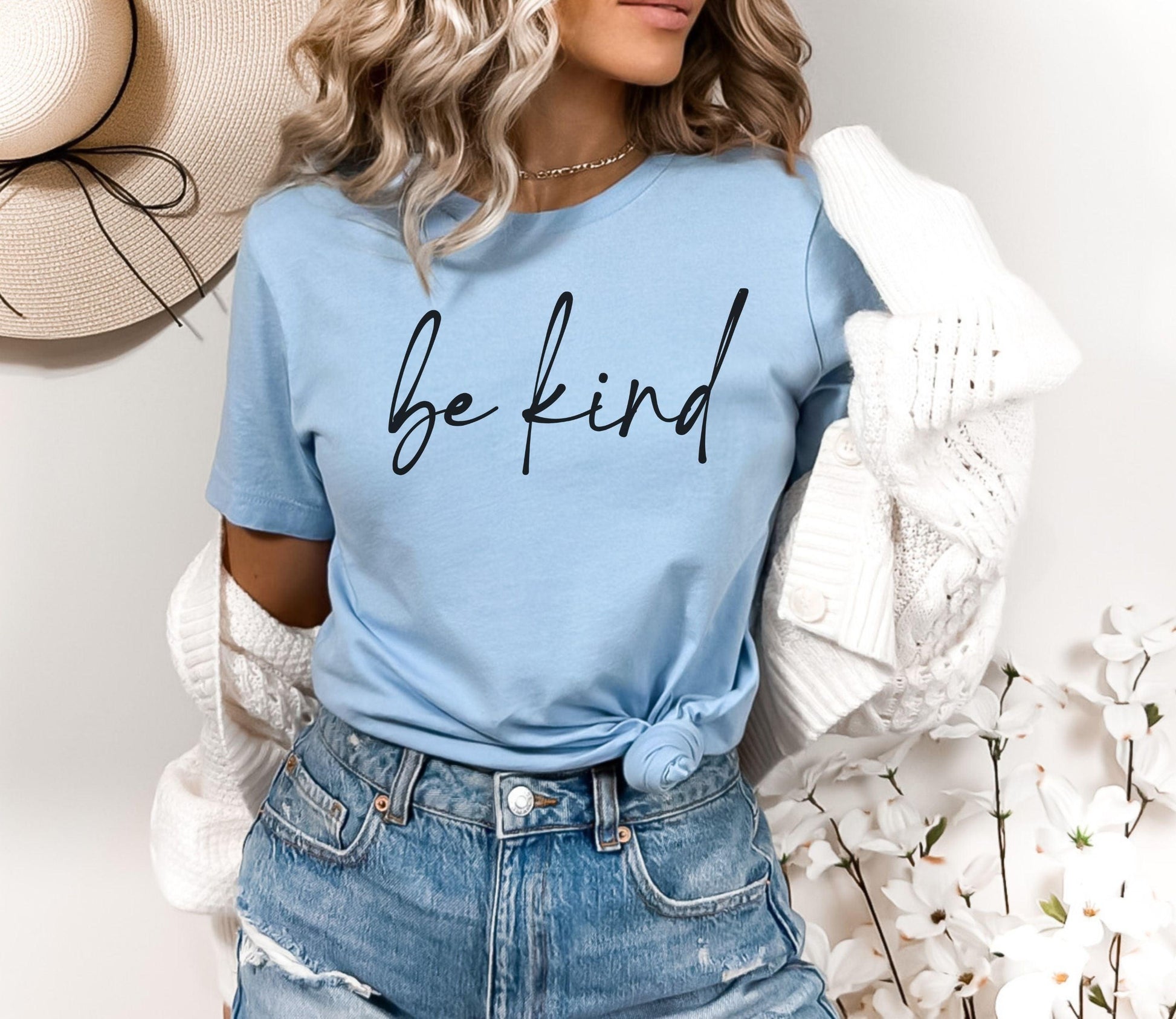Be Kind Script Shirt - BentleyBlueCo