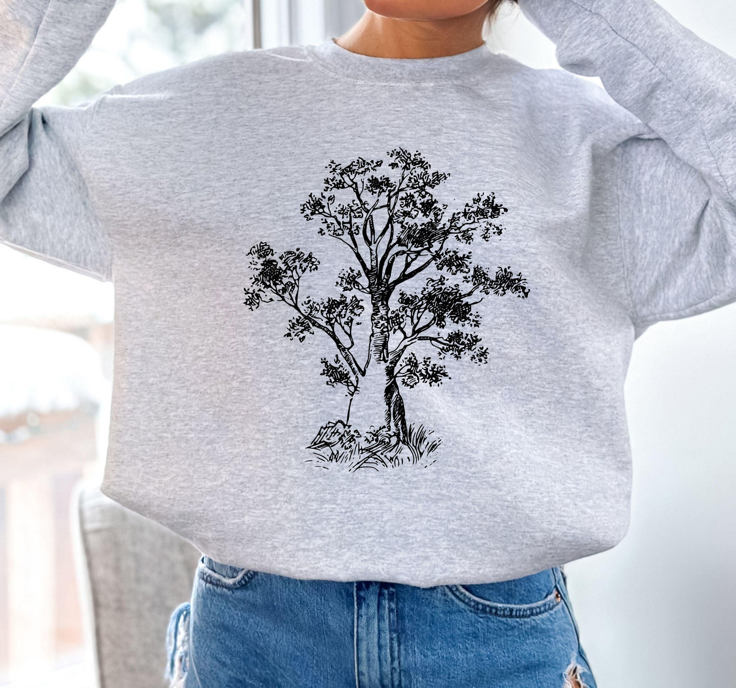 Bonsai Tree Crewneck - BentleyBlueCo