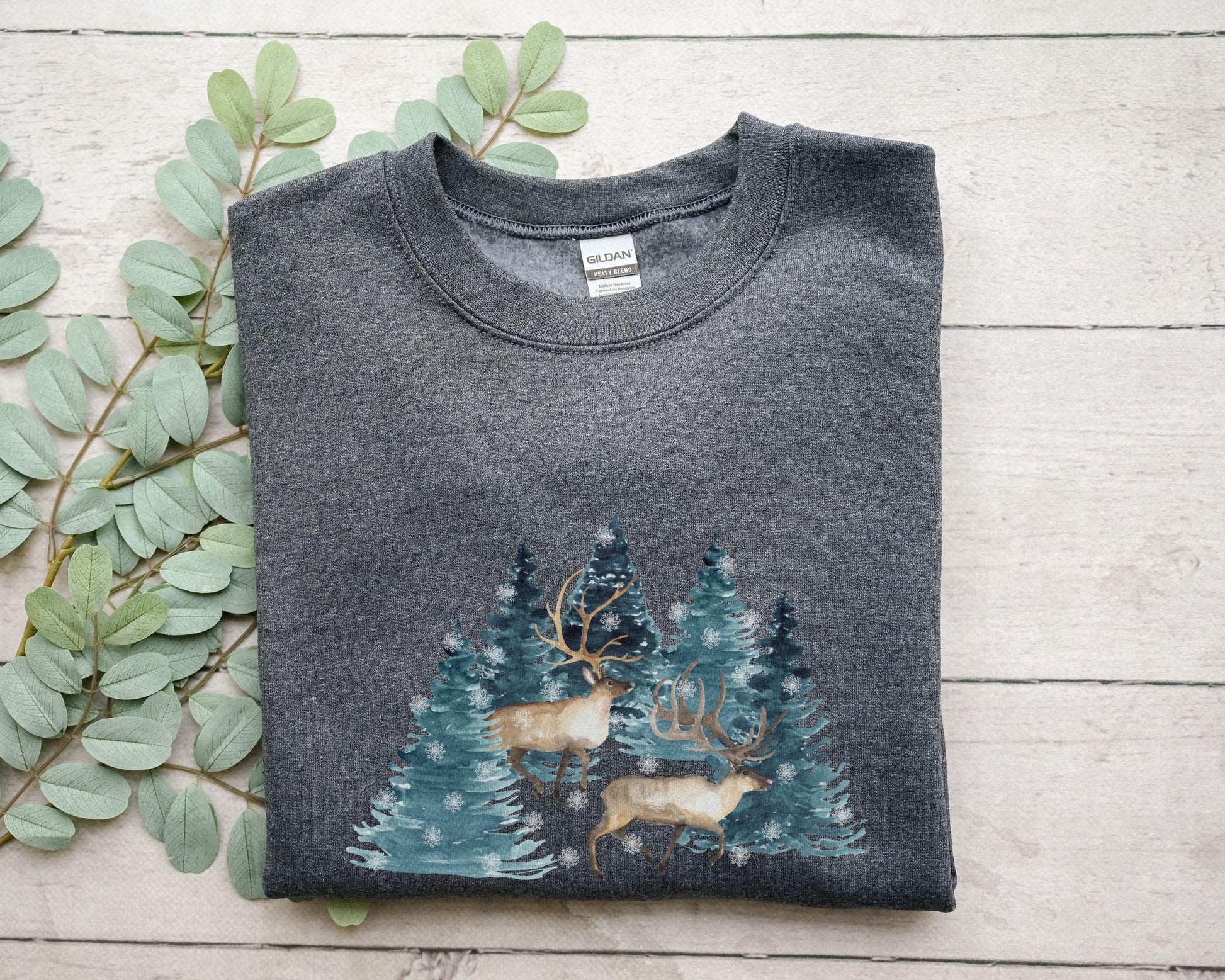 Christmas Forest Crewneck - BentleyBlueCo