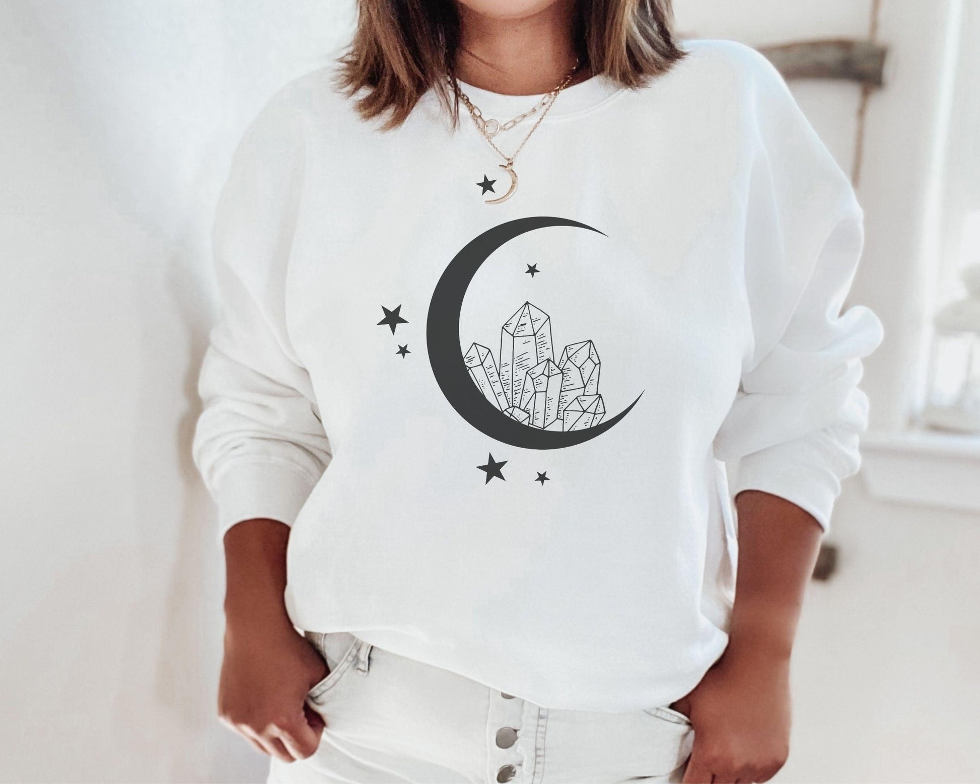 Crystal Moon Sweatshirt - BentleyBlueCo