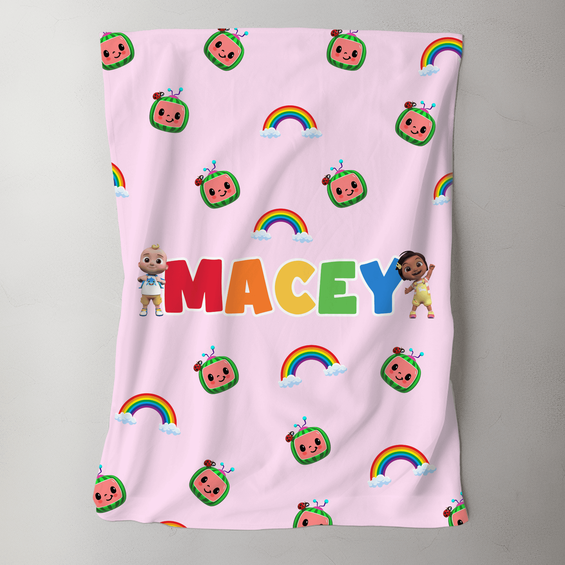 Custom Macey - JJ Nina Rainbow - BentleyBlueCo