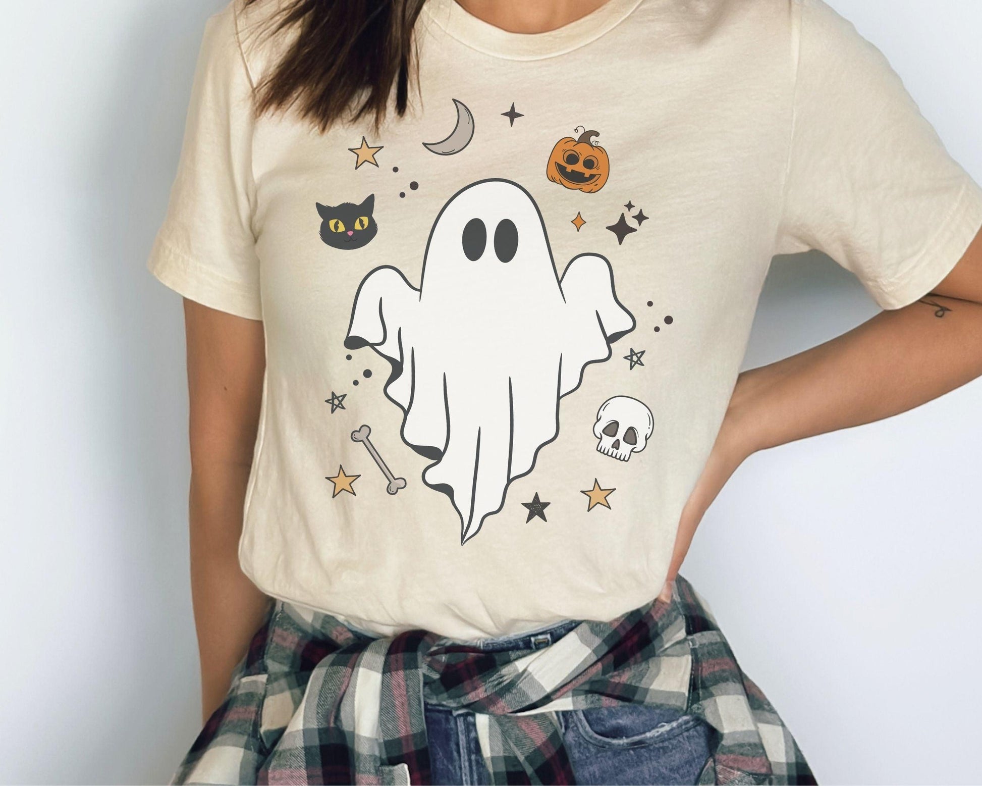 Cute Ghost T-Shirt - BentleyBlueCo