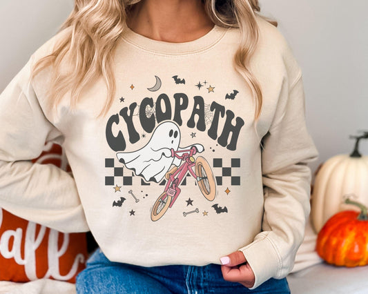 Cycopath Ghost Crewneck - BentleyBlueCo