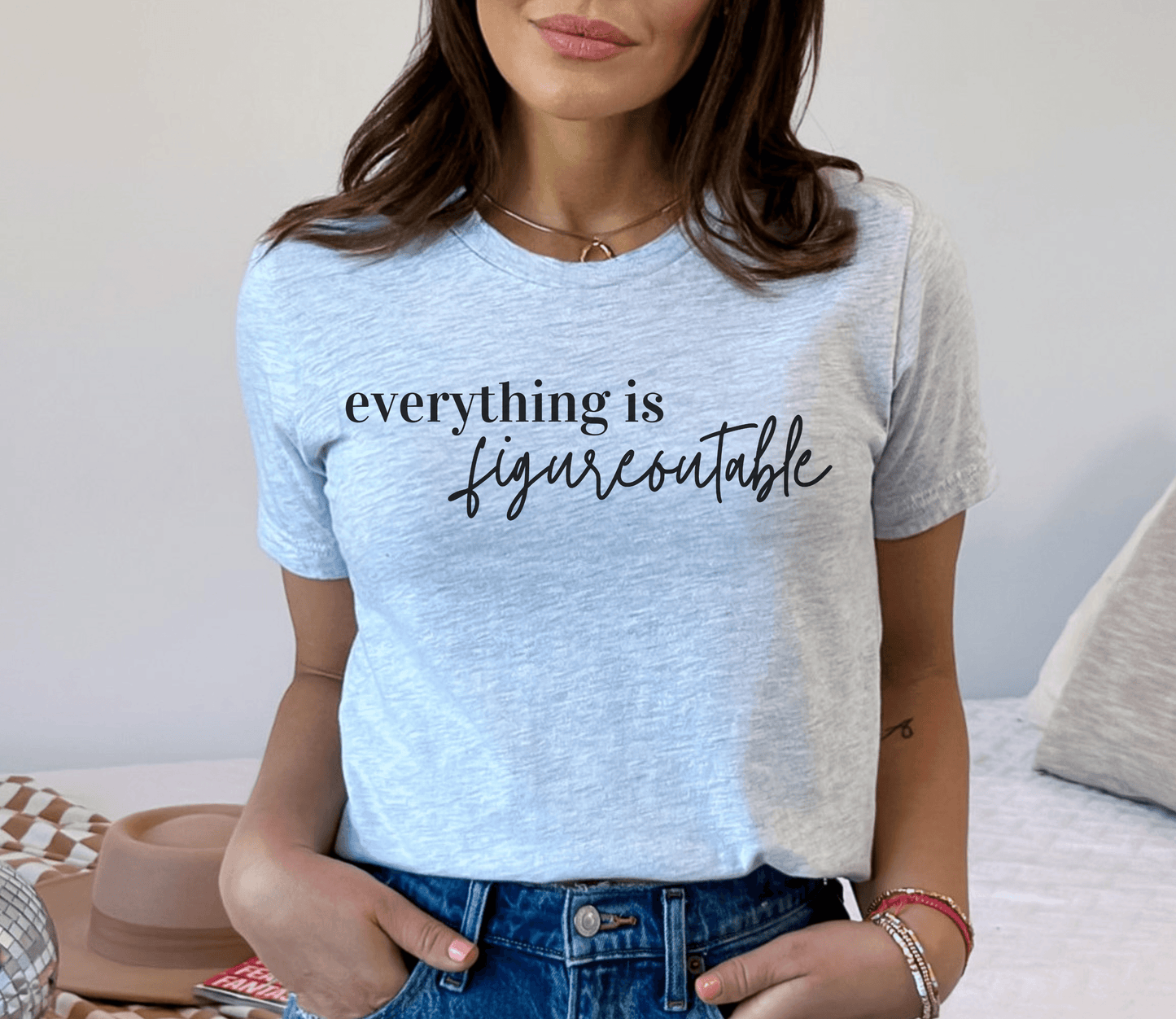 Everything is Figureoutable T-shirt - BentleyBlueCo