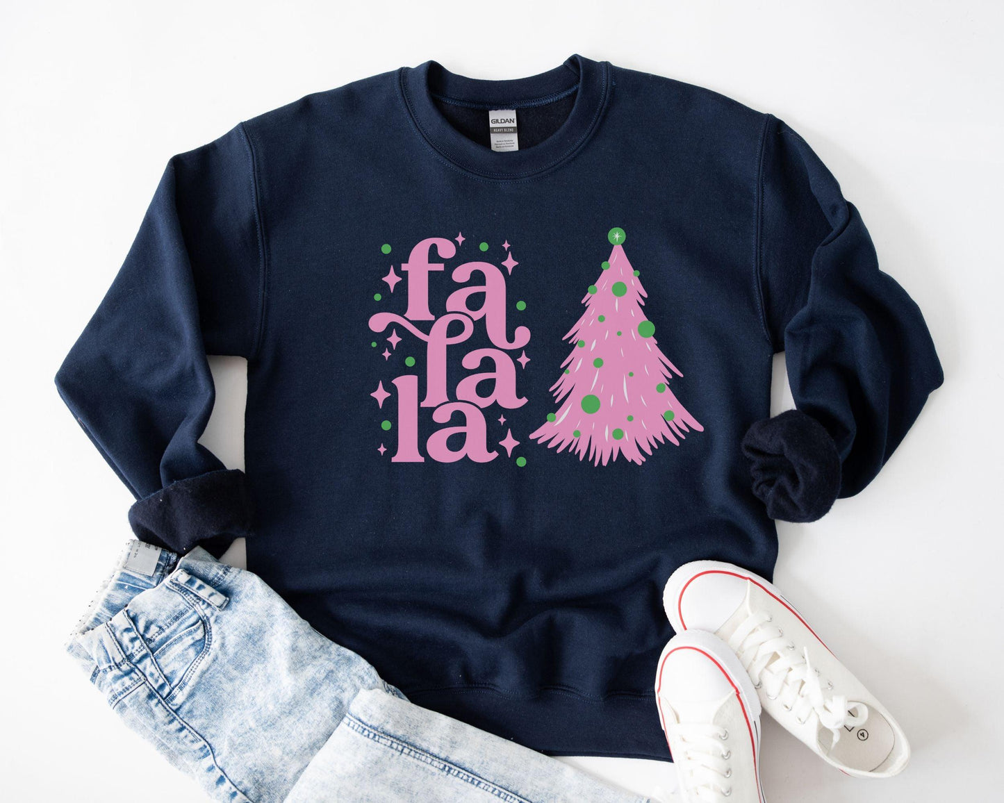 Fa La La Sweatshirt - BentleyBlueCo