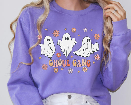 Get into the Halloween spirit with our bewitching Halloween sweatshirt, featuring spooky pumpkin and ghost designs that capture the essence of the season. Embrace the autumn vibes and celebrate the fall festivities in style with this must-have addition to your wardrobe. Perfect for Halloween enthusiasts, this sweatshirt will keep you cozy and fashionable all season long!