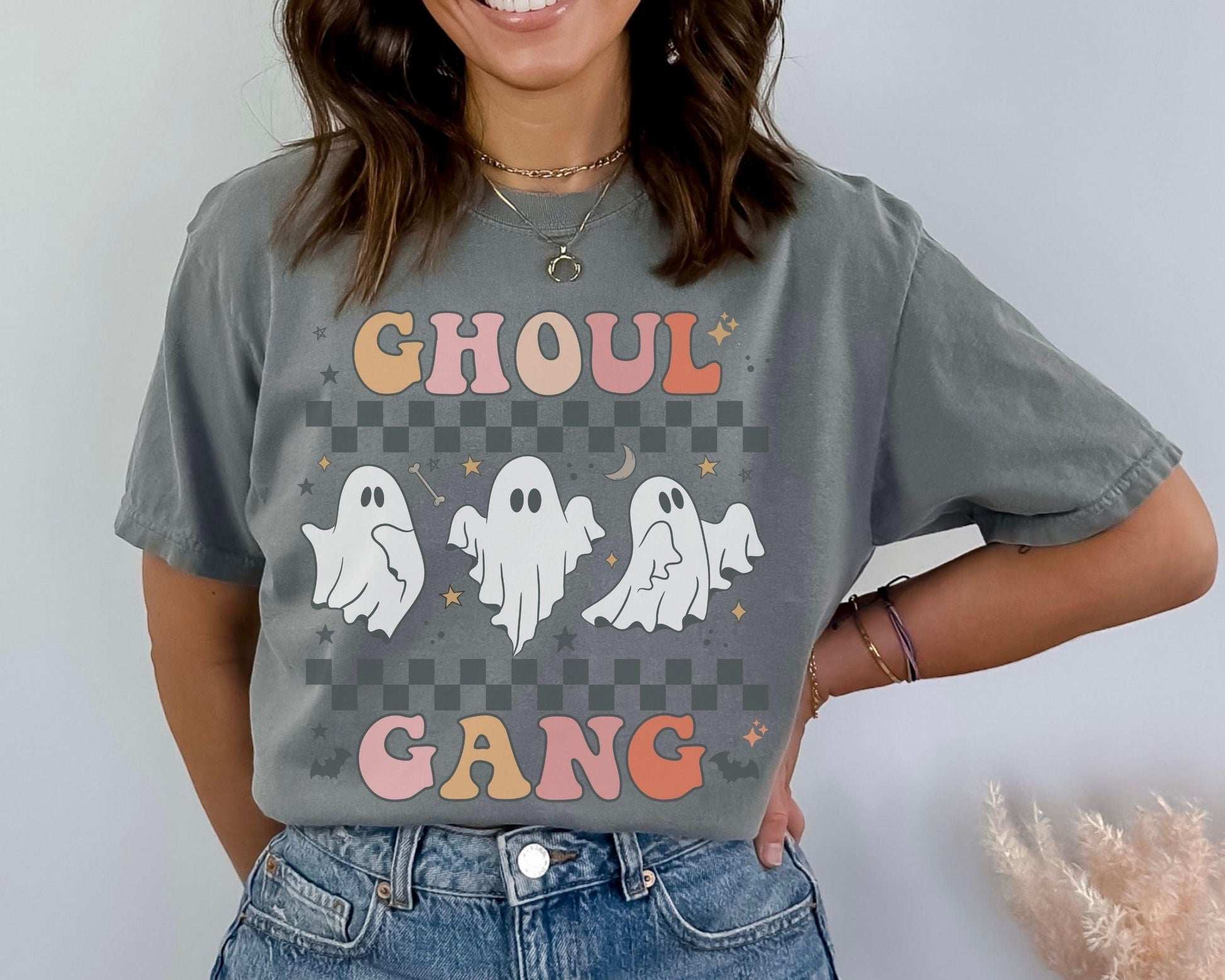 Get into the Halloween spirit with our bewitching Halloween sweatshirt, featuring spooky pumpkin and ghost designs that capture the essence of the season. Embrace the autumn vibes and celebrate the fall festivities in style with this must-have addition to your wardrobe. Perfect for Halloween enthusiasts, this sweatshirt will keep you cozy and fashionable all season long!