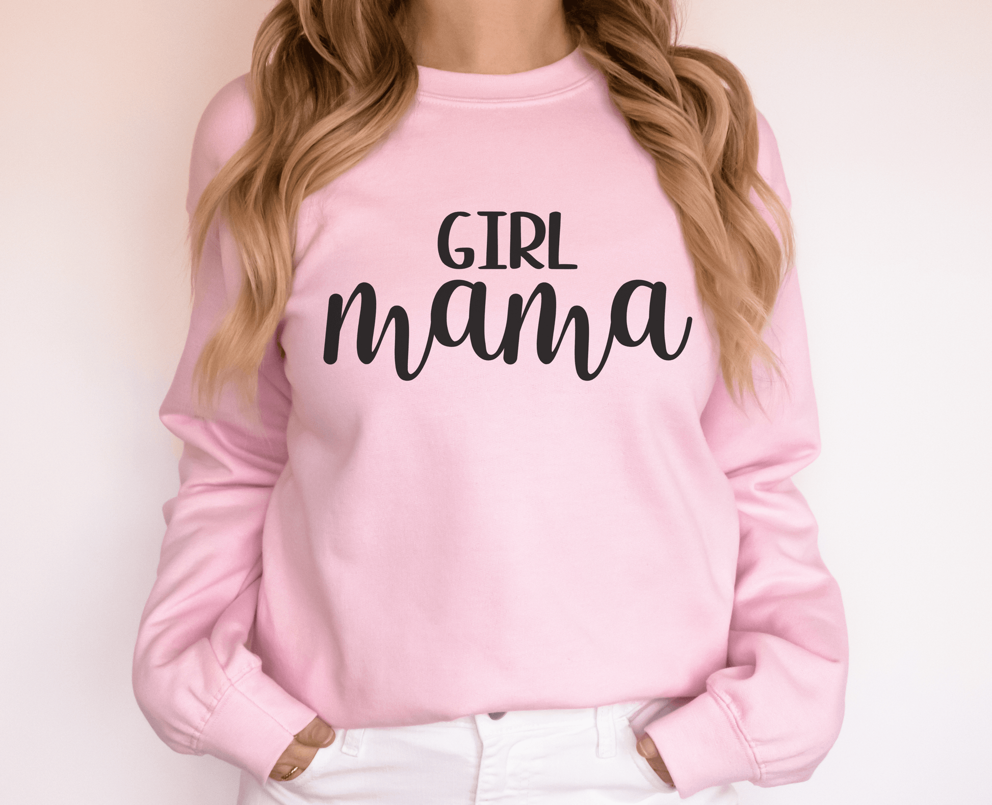 Girl Mama Crewneck Sweatshirt - BentleyBlueCo