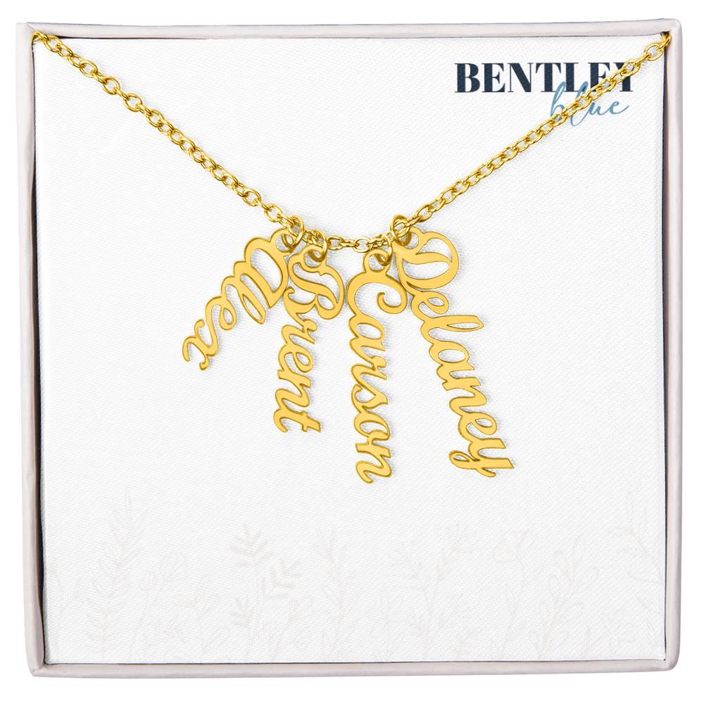Multiple Name Personalized Necklace - BentleyBlueCo