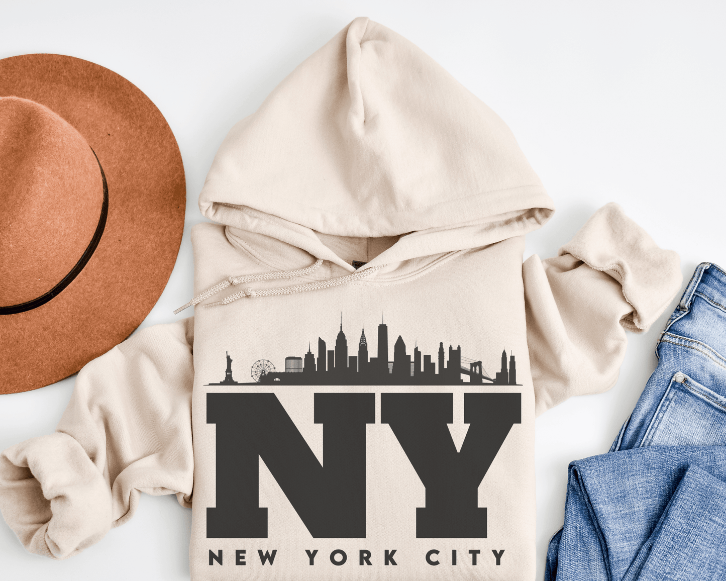 New York Hoodie - BentleyBlueCo