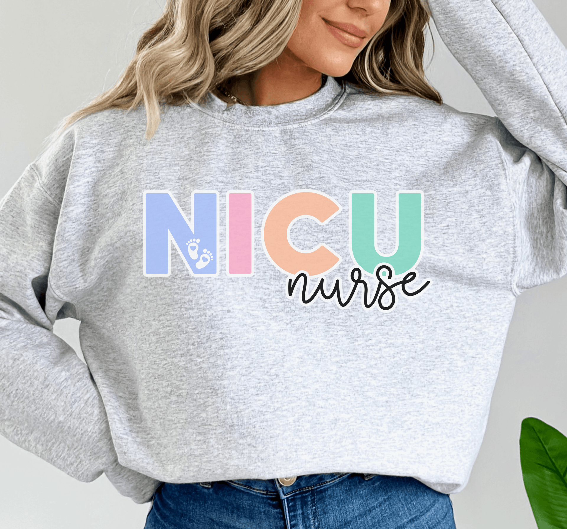 NICU Nurse Crewneck Sweatshirt
