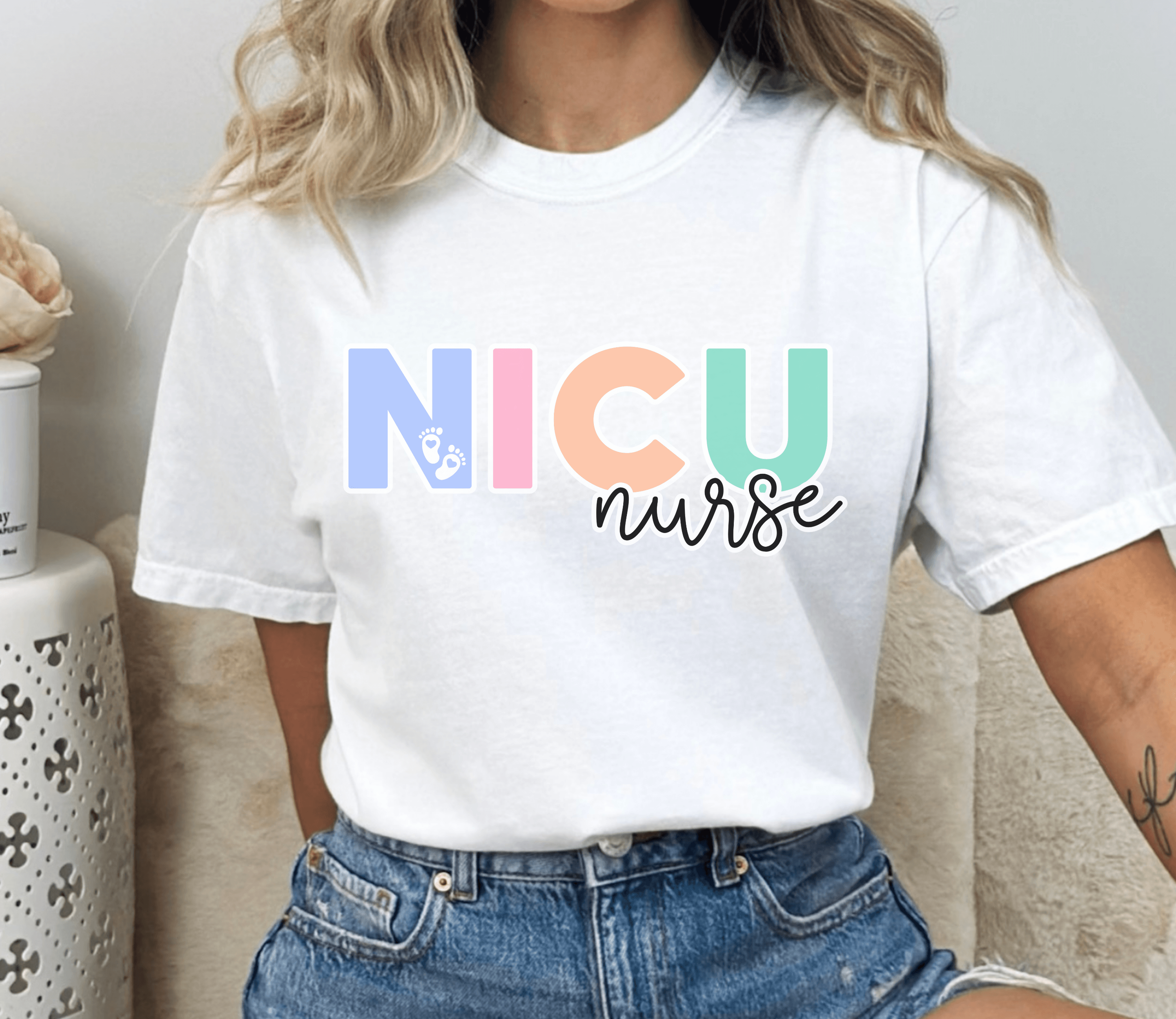 NICU Nurse Shirt – BentleyBlueCo - Main Image