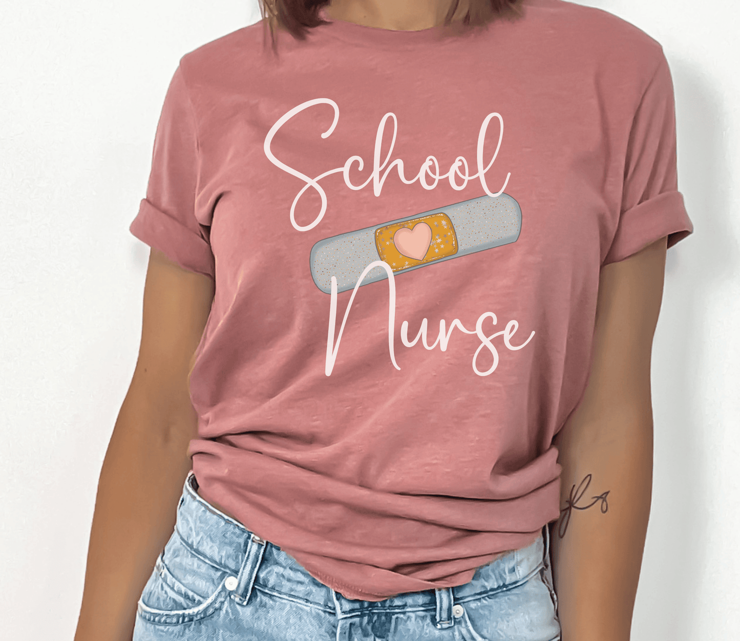 School Nurse Bandaid Shirt - BentleyBlueCo