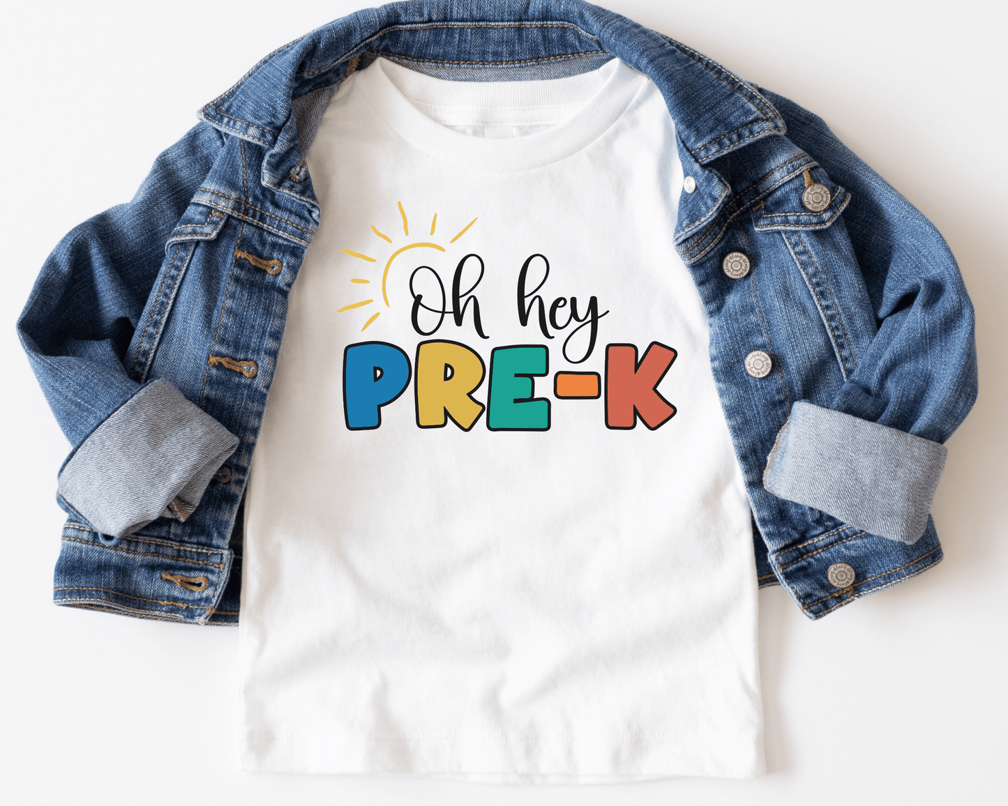 Oh Hey Pre- K Toddler T-shirt - BentleyBlueCo