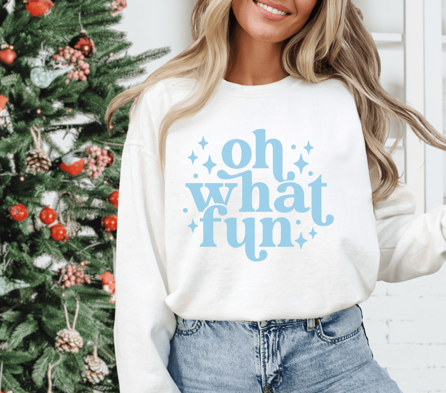 Oh What Fun Crewneck - BentleyBlueCo