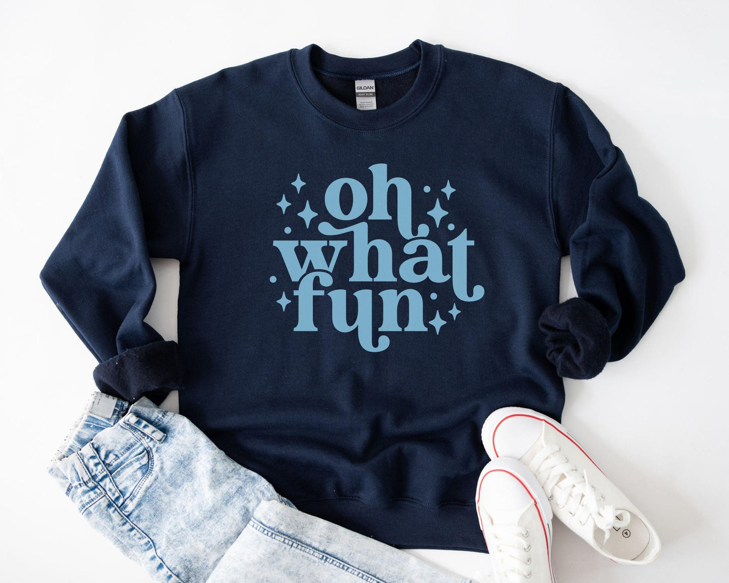 Oh What Fun Crewneck - BentleyBlueCo
