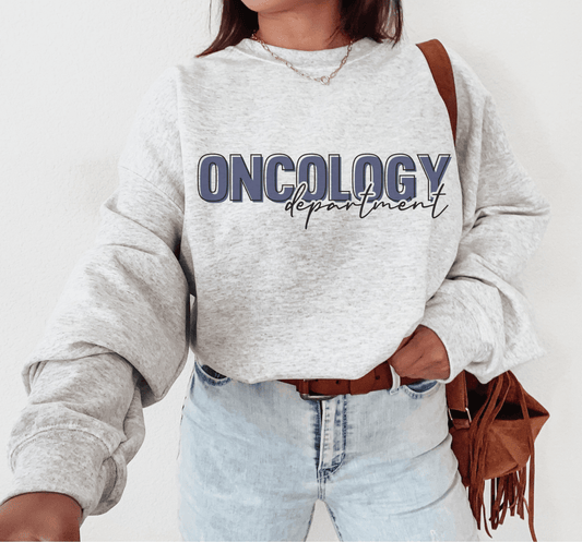 Oncology Department Sweatshirt - BentleyBlueCo