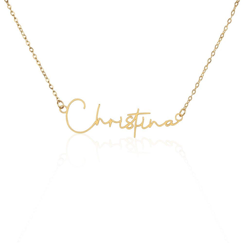 Personalized Name Necklace - BentleyBlueCo