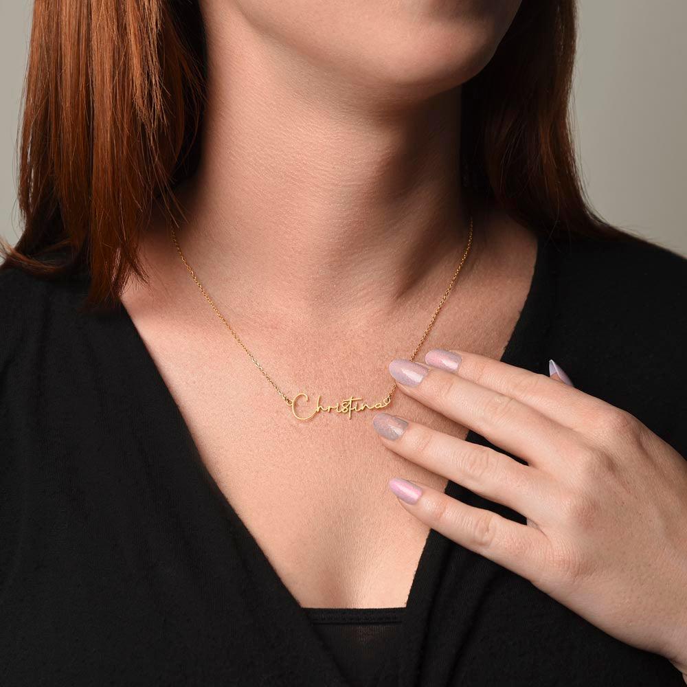 Personalized Name Necklace - BentleyBlueCo