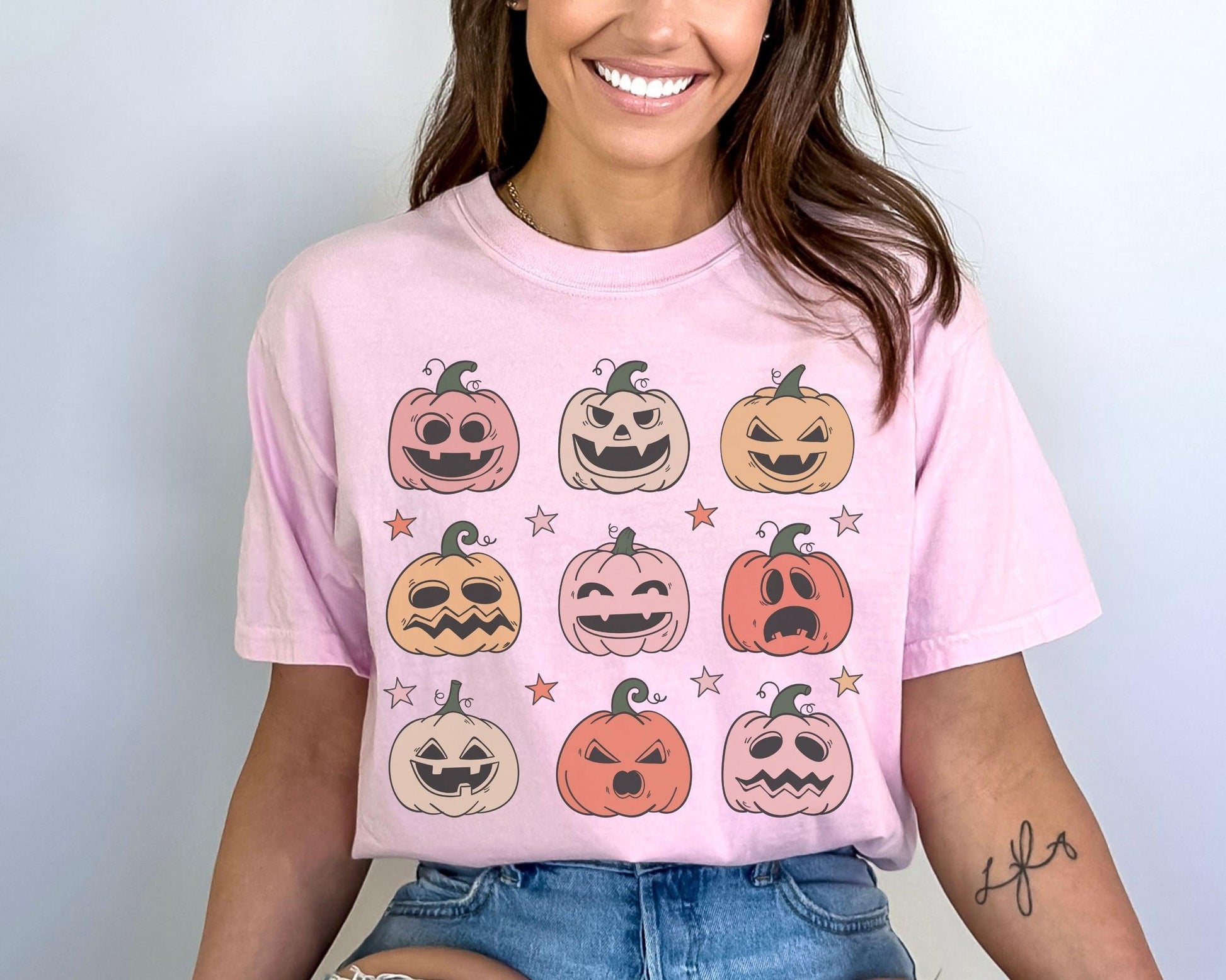 Get into the Halloween spirit with our bewitching Halloween sweatshirt, featuring spooky pumpkin and ghost designs that capture the essence of the season. Embrace the autumn vibes and celebrate the fall festivities in style with this must-have addition to your wardrobe. Perfect for Halloween enthusiasts, this sweatshirt will keep you cozy and fashionable all season long!