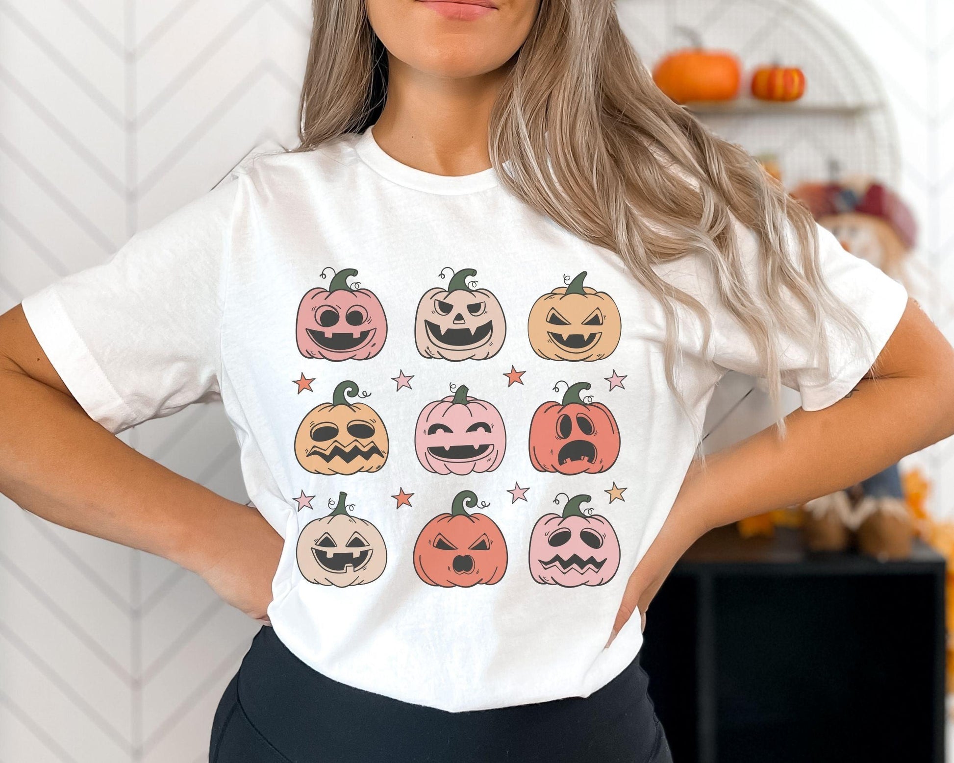 Get into the Halloween spirit with our bewitching Halloween sweatshirt, featuring spooky pumpkin and ghost designs that capture the essence of the season. Embrace the autumn vibes and celebrate the fall festivities in style with this must-have addition to your wardrobe. Perfect for Halloween enthusiasts, this sweatshirt will keep you cozy and fashionable all season long!