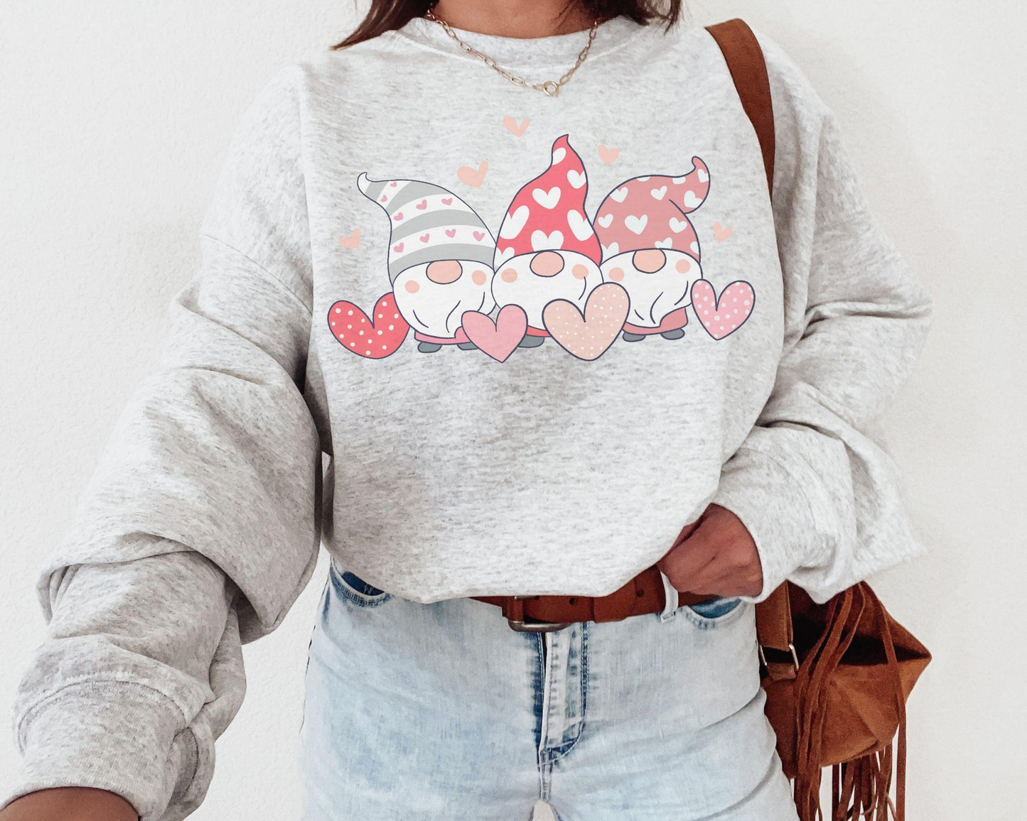 Valentine Gnome Crewneck - BentleyBlueCo