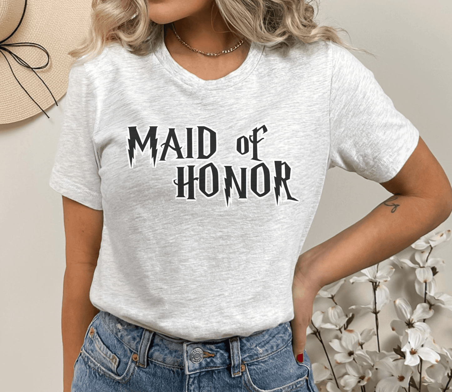 Magical Maid of Honor Wizard T-shirt - BentleyBlueCo
