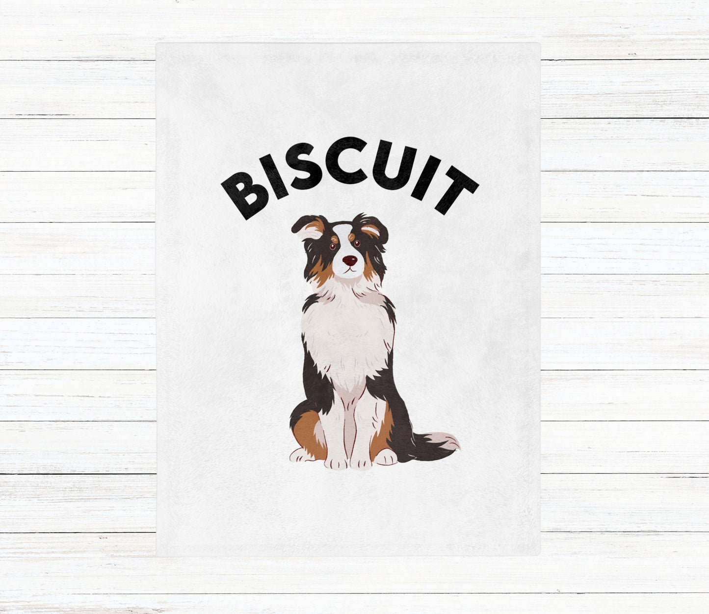Dog Blanket - Custom Name - BentleyBlueCo