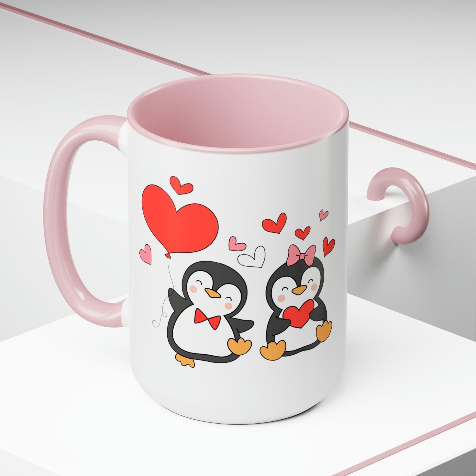 Penguin Couple Mug - BentleyBlueCo