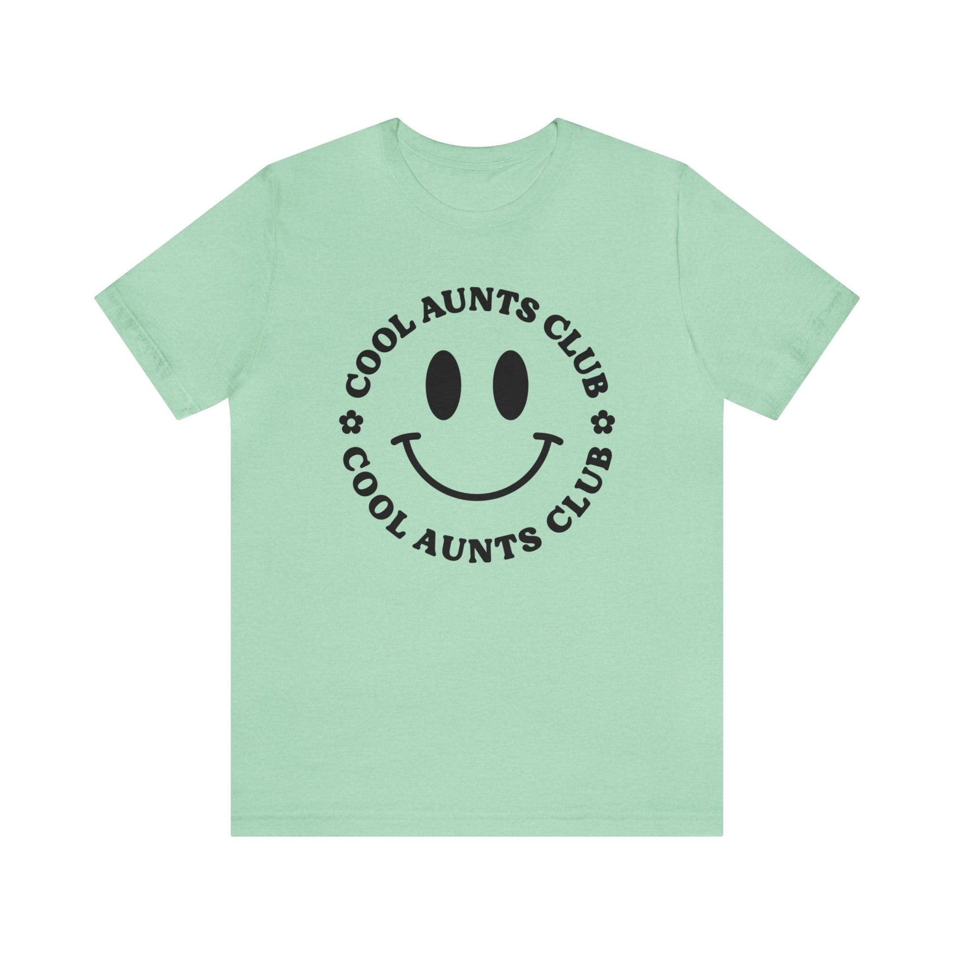 Smiley Face Cool Aunts Club T-Shirt - BentleyBlueCo
