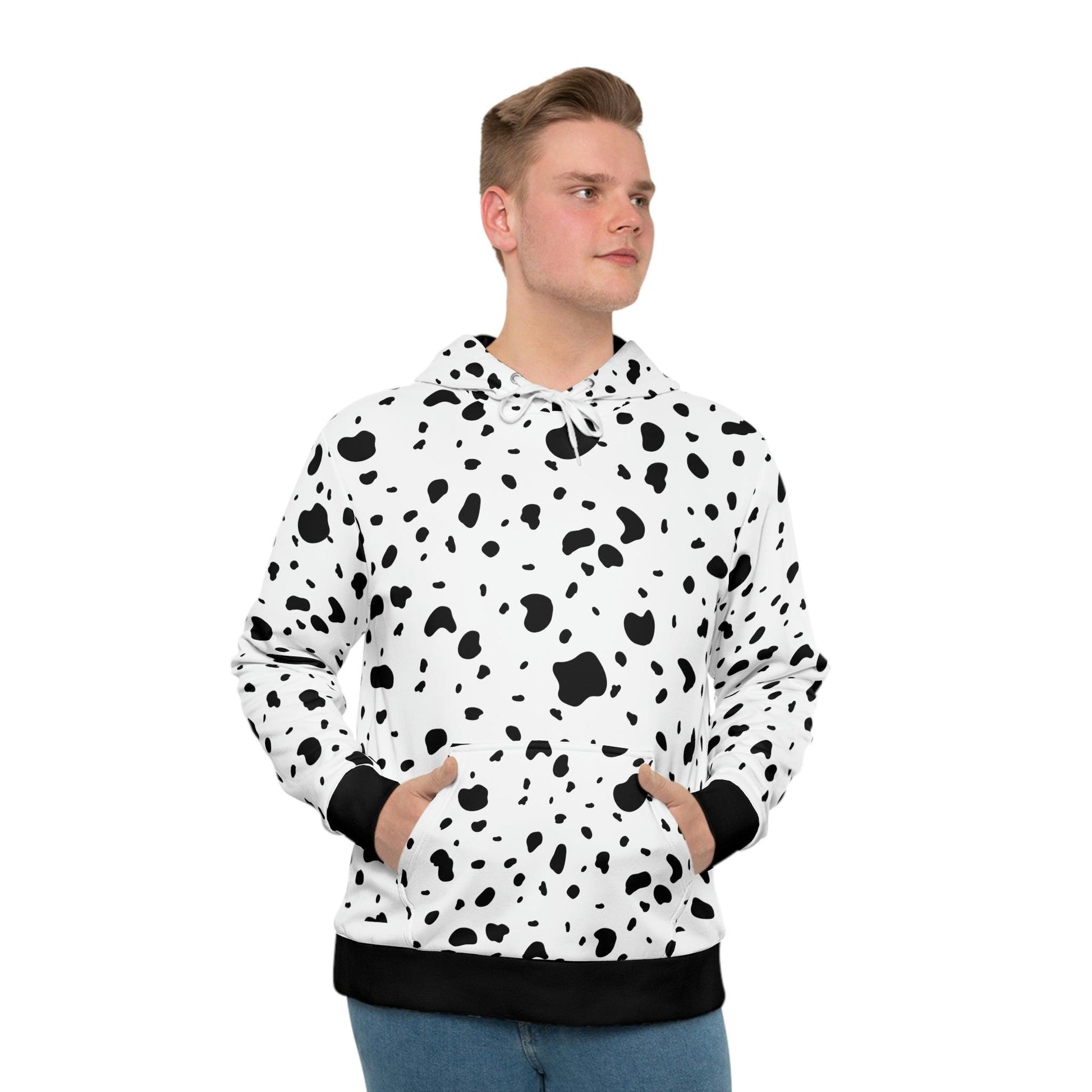 Dalmatian Print Hoodie - BentleyBlueCo