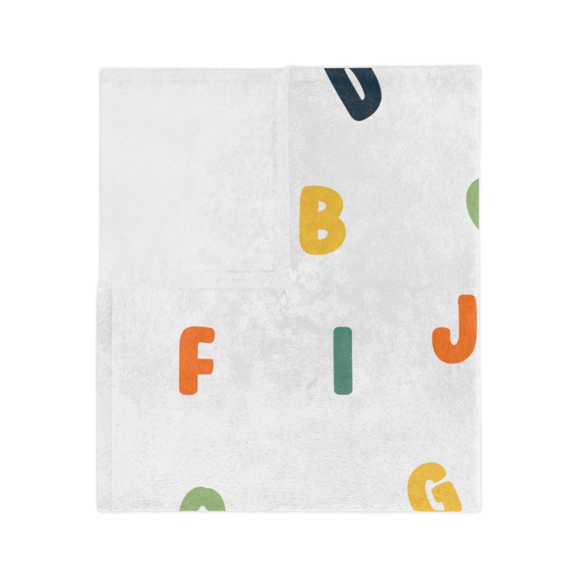 Alphabet Blanket - Multicolor - BentleyBlueCo